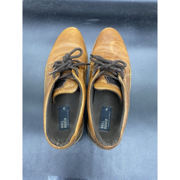 Bull Boxer Brown Leather Ethyn Oxfords Mens US Size 10 EUR Size 43 - Picture 6 of 8
